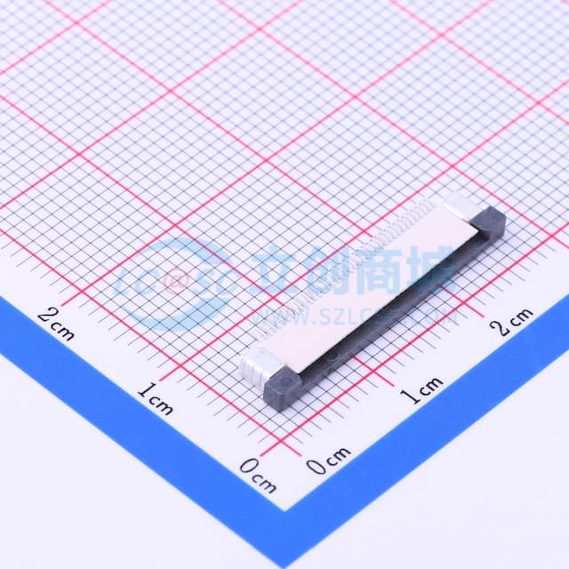 间距:0.5mm P数:40P 抽屉式 下接实物图