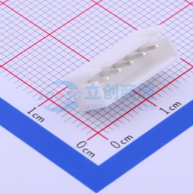 白色 间距:2.5mm 1x5P【插件】实物图