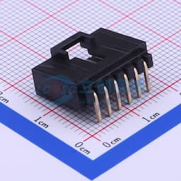 黑色 1x6P 间距:2.54mm 弯插【插件】缩略图