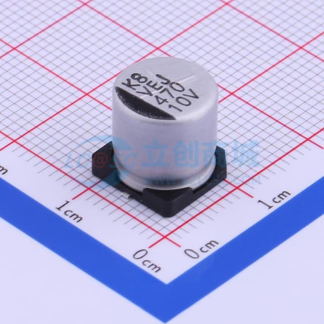 470uF ±20% 10V实物图