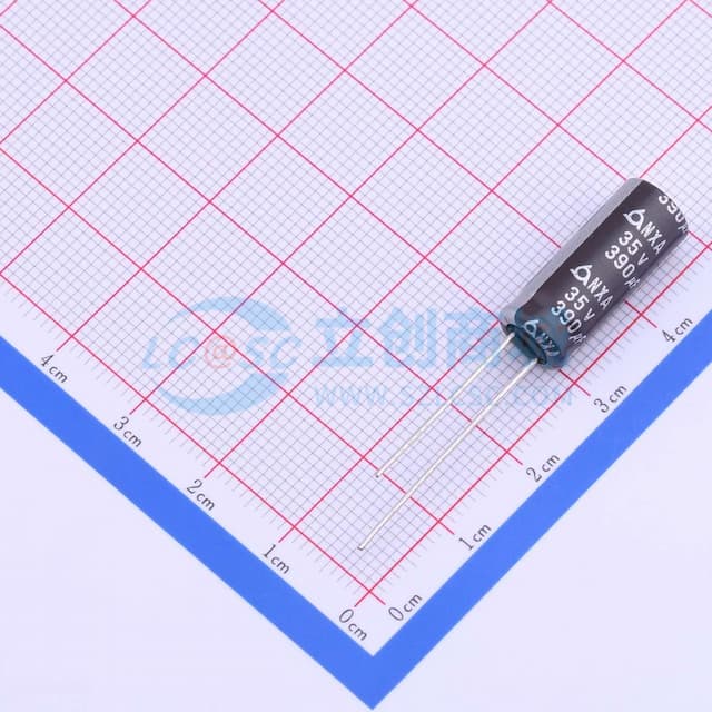 390uF ±20% 35V 【插件】实物图
