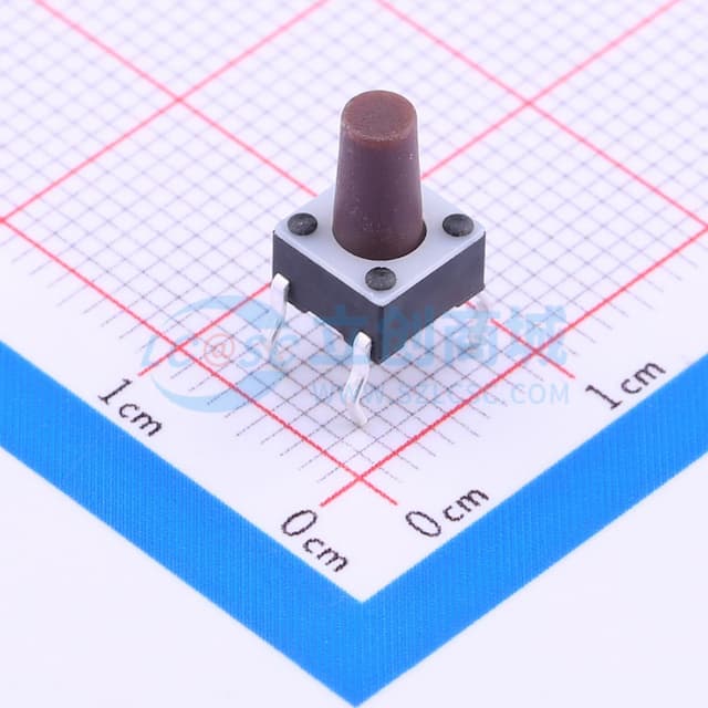 6.1*3.6*9.5mm 直插 轻触开关 【轻触】实物图