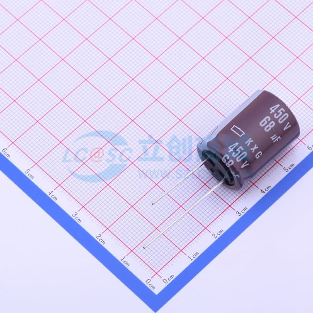 68uF ±20% 450V 【插件】实物图