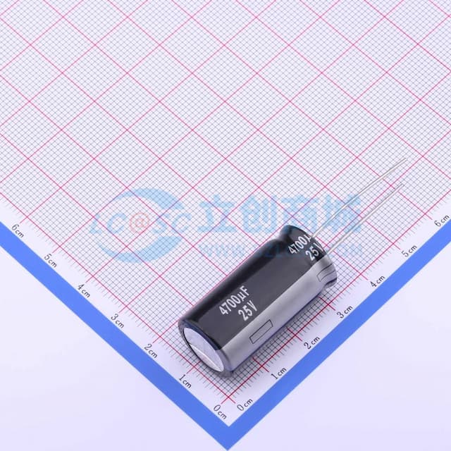 4700uF ±20% 25V 【插件】实物图