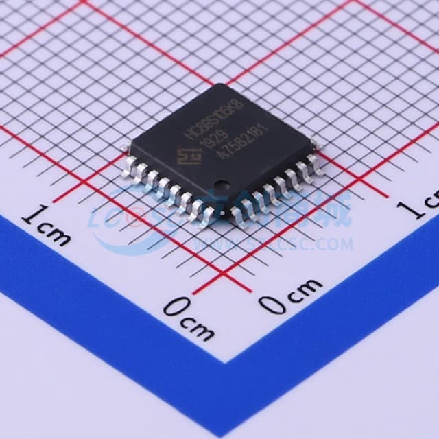 停产 48/32引脚8位ADC型FLASH单片机实物图