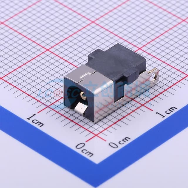 DC电源插座 内径:1.65mm 外径:4.3mm实物图