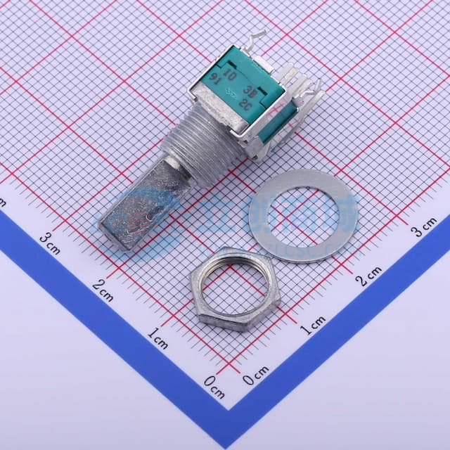 三件套 10kΩ ±20% CLEAR 9型金属轴铰接型【可调】实物图