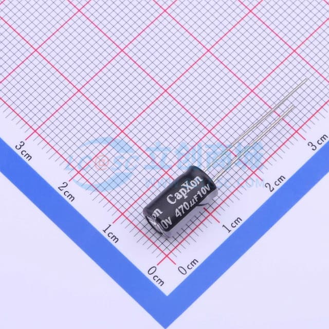 470uF ±20% 10V 【引线】实物图