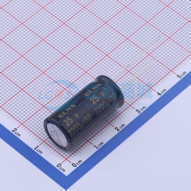 2200uF ±20% 25V实物图