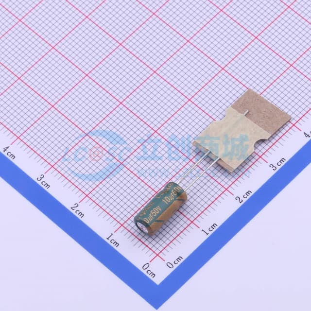 10uF ±20% 50V 【引线】实物图