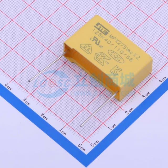 1.2uF ±10% 275V 等级:X2 【安规】实物图
