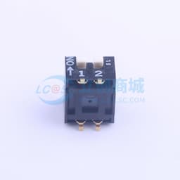 2位 2.54mm 琴键式拨码开关 侧拨缩略图