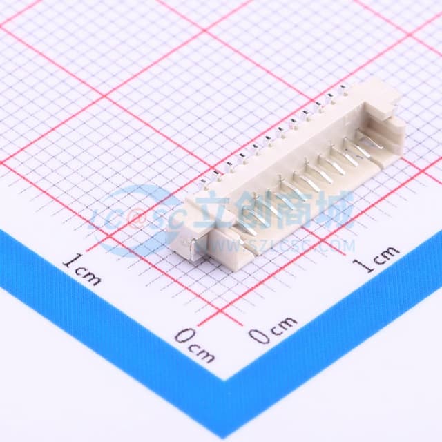 1x12P 间距:1.25mm 立贴实物图