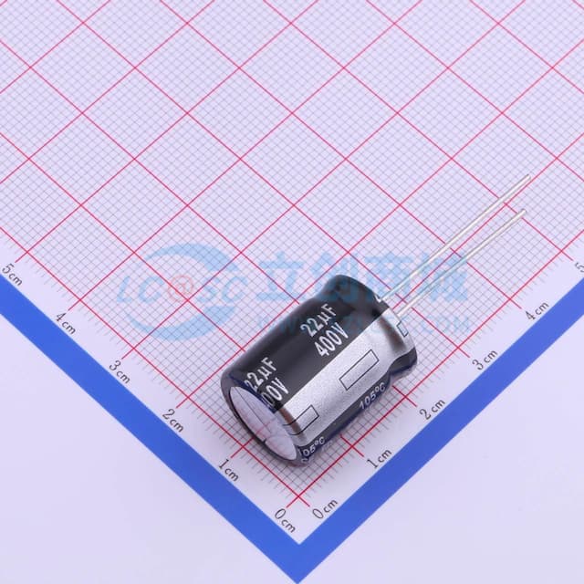 22uF ±20% 400V 【插件】实物图