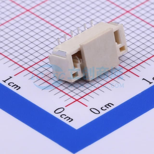 1x6P 间距:1.25mm 立贴 系列:GH实物图