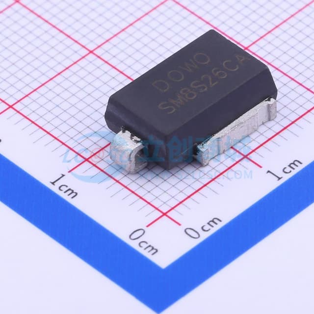 双向TVS 26V截止 峰值脉冲电流：157A实物图