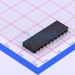 1x10P 间距:2.54mm 直插 【排针】缩略图