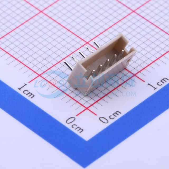 1x5P 间距:1.5mm 弯插【插件】实物图