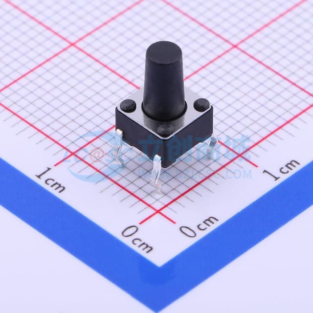 6*6*9.5mm 直插 轻触开关 【轻触】实物图