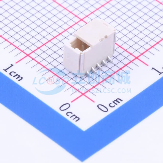 系列:SH 间距:1mm 1x5P实物图