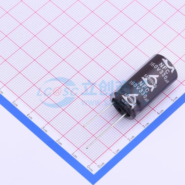 330uF ±20% 160V 【插件】实物图