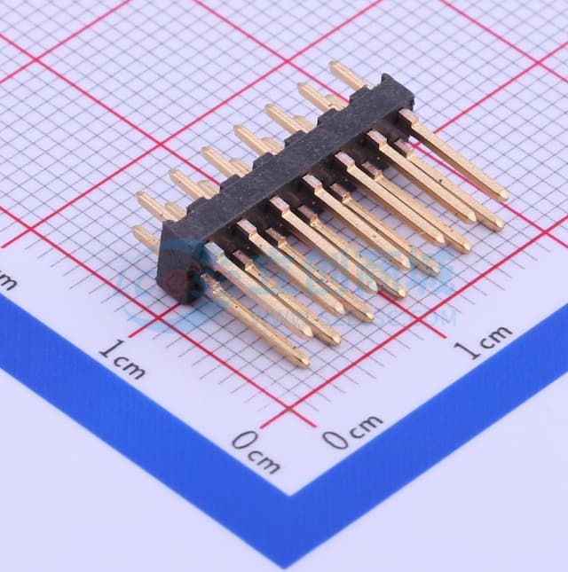 2x7P 间距:2.54mm 直插 【插件】实物图