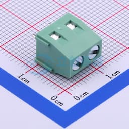 1x2P 5.08mm 直插 排数:1 每排P数:2 【螺钉】缩略图