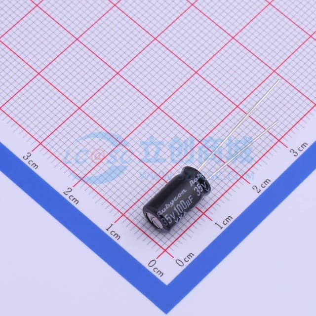 100uF ±20% 35V 【引线】实物图