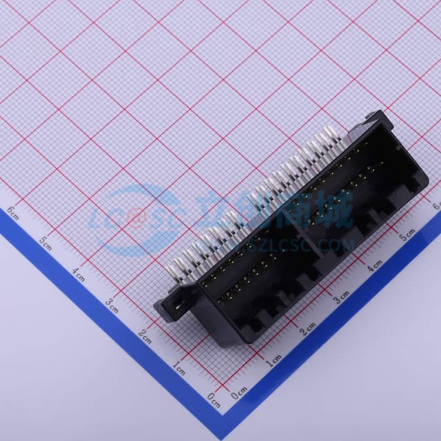 2x18P 间距:2.5mm 弯插 【插件】实物图