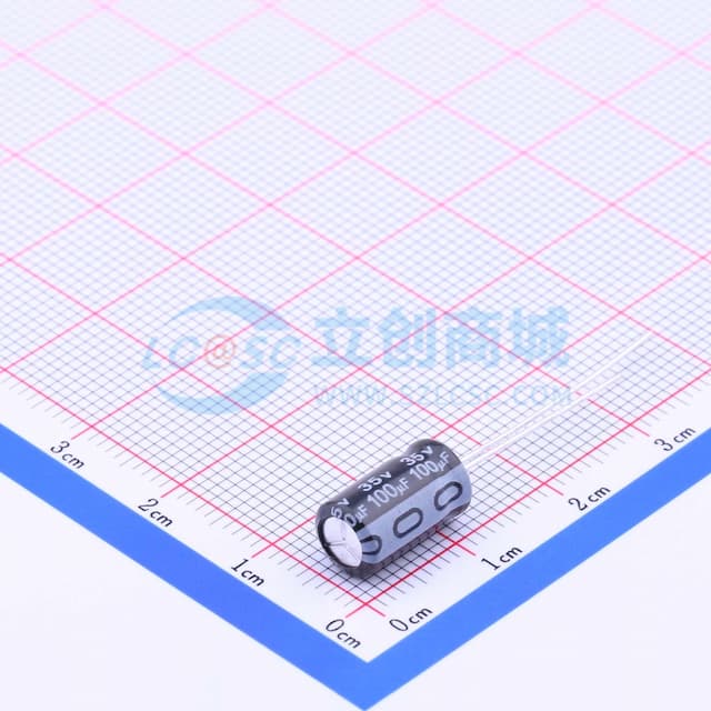 100uF ±20% 35V实物图