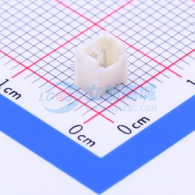 1x2P 间距:1.25mm 弯插 【插件】实物图