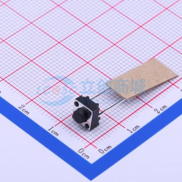 6.2*6.2*1.4mm 直插 轻触开关 【轻触】实物图