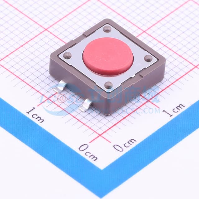 12*12*0.8mm 立贴 轻触开关实物图