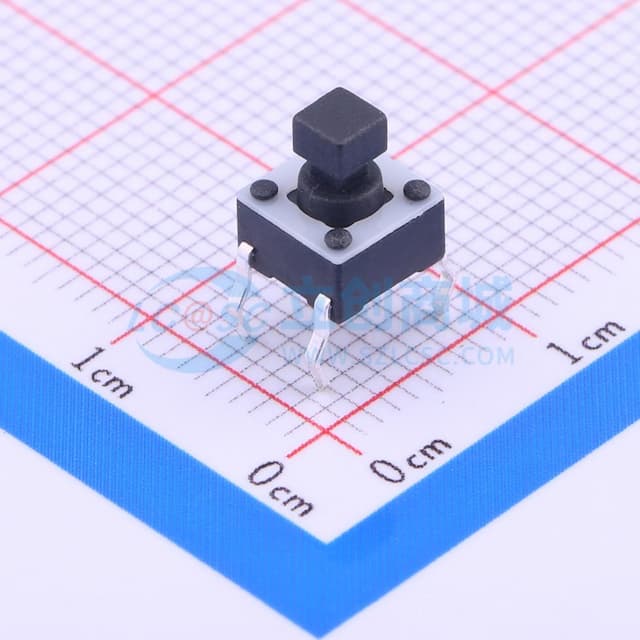 6*6*3.9mm 直插 轻触开关 【轻触】实物图