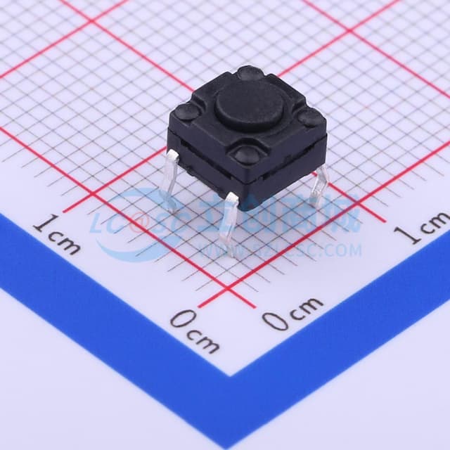 6*6*4.3mm 直插 轻触开关 【轻触】实物图