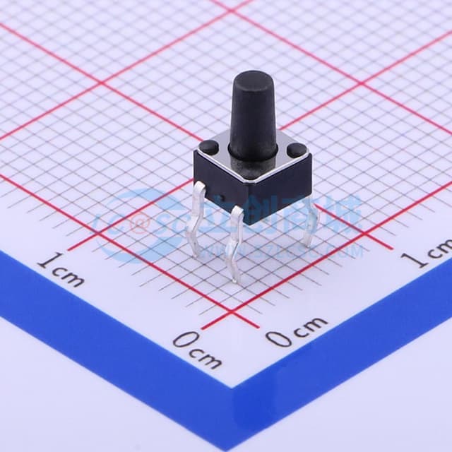 4.5*4.5*7mm 直插 轻触开关 【轻触】实物图