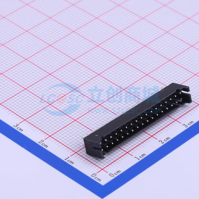 黑色 间距:2mm 2x17P【插件】实物图