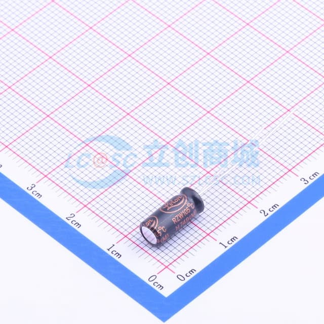 10uF ±20% 50V 【引线】实物图