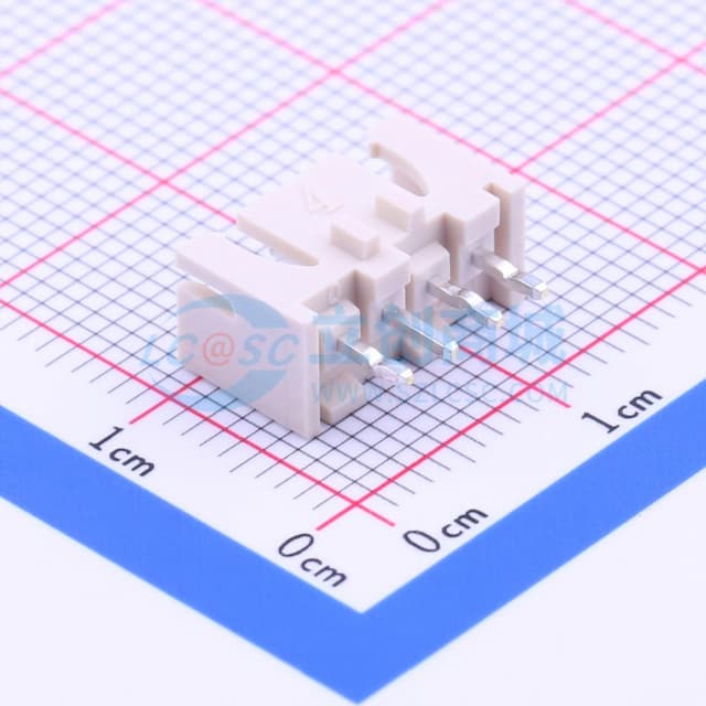 1x4P 间距:2.5mm 直插 系列:XH 【插件】实物图