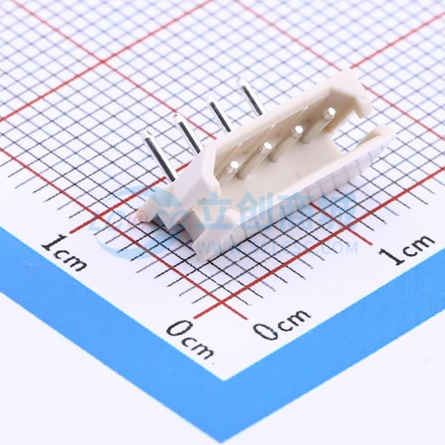 1x4P 间距:2.5mm 弯插 系列:Mini-SPOX(5264)实物图