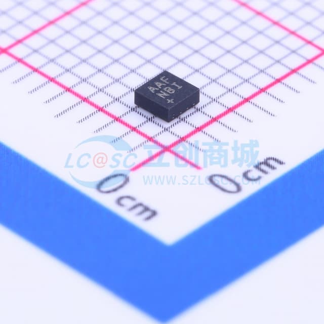 128抽头、非易失、线性变化数字电位器，采用2mm x 2mm uDFN封装实物图