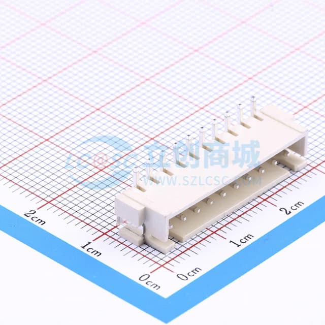1x10P 间距:2.5mm 立贴 系列:XH实物图