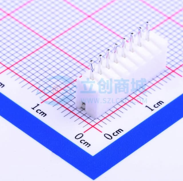系列:PH 间距:2mm 1x8P【插件】实物图