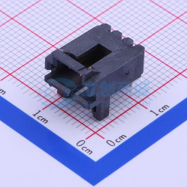1x3P 间距:2.54mm 弯插【插件】实物图