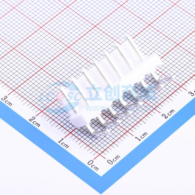 1x7P 间距:3.96mm 弯插 系列:VH 【插件】实物图