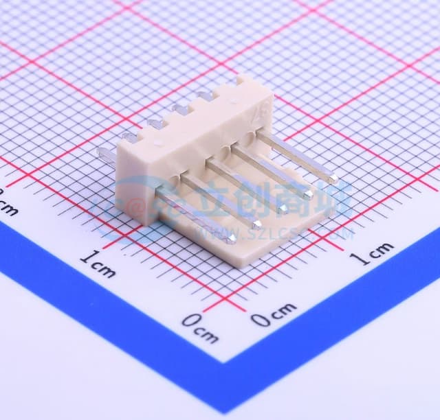 间距:2.54mm 1x5P 【插件】实物图