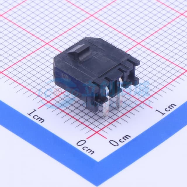 1x2P 间距:3mm 弯插 【插件】实物图