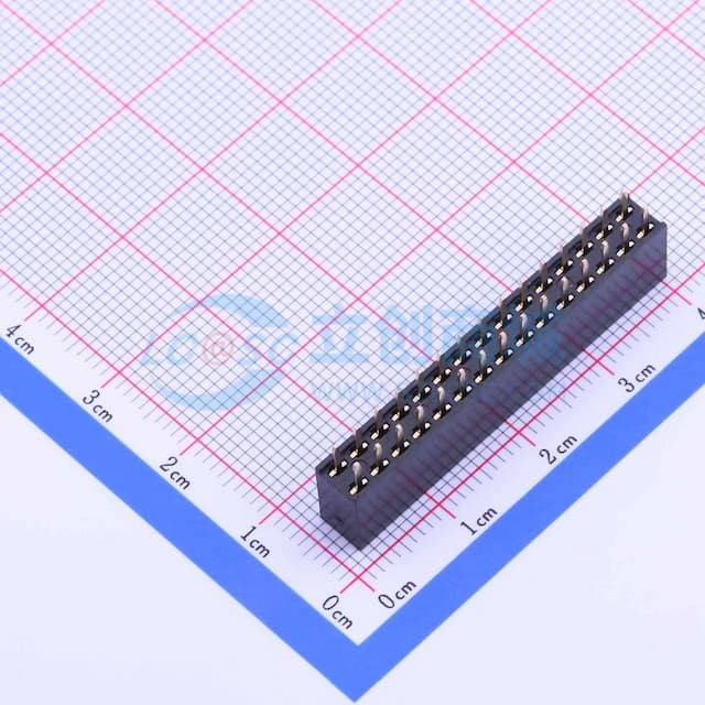 间距:2.54mm 2x15P 直插 【排针】实物图