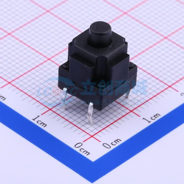 10*10*13mm 直插 轻触开关 【插件】实物图