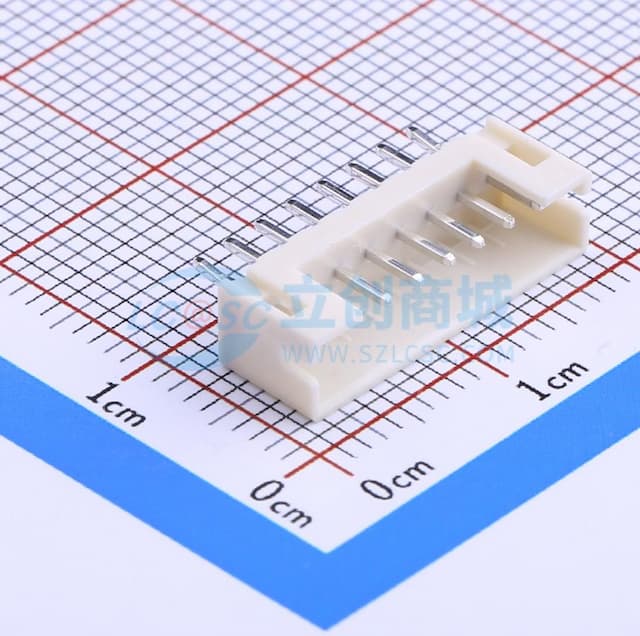 1x8P 间距:2mm 直插 系列:PH 【插件】实物图